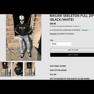 Magari Skeleton Full Zip